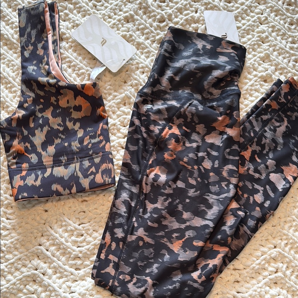 Leopard Print Activewear Set